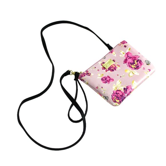 Betsey Johnson Handbags - Betsey Johnson Bumblebee Purple Pink Optional Wristlet Cross Body Should…